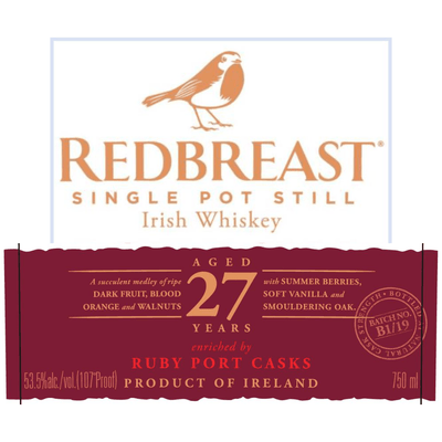 Buy Redbreast 27 Year Old Ruby Port Casks online from the best online liquor store in the USA.