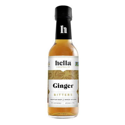 Hella Cocktail Ginger Bitters 5 OZ Bitters Hella Cocktail Co.